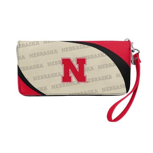 Little Earth Little Earth 100902-UNEB NCAA Curve Zip Organizer Wallet - Nebraska Cornhuskers 100902-UNEB